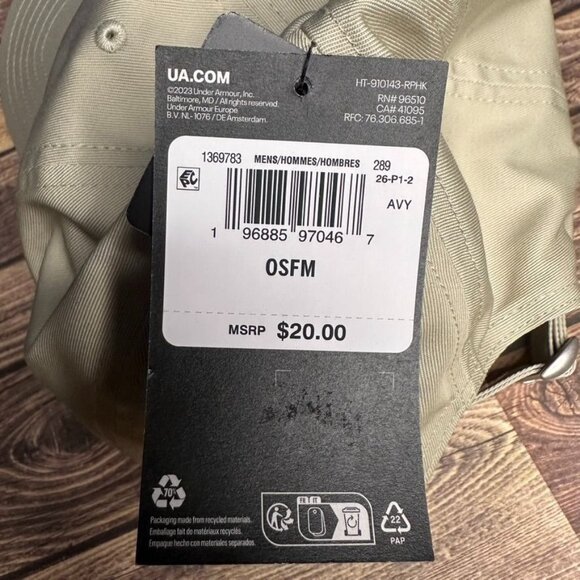 Under Armour Men's Sportstyle Free Fit Hat NWT ONE SIZE (Khaki) SKU: 24884171 - Picture 9 of 13